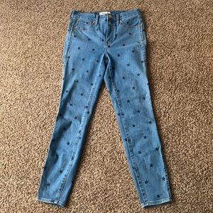 Madewell Star Pattern Jeans